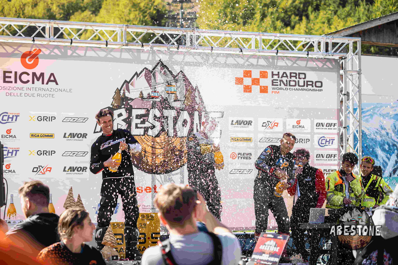 3° Posto Mondiale Hard Enduro Estremo 2025 (Cat. Over 40) - Abetone, Italia Giacomo Amerio - Podio Mondiale Hard Enduro 2025