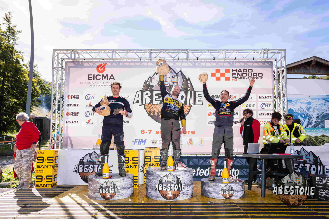 3° Posto Mondiale Hard Enduro Estremo 2025 (Cat. Over 40) - Abetone, Italia Giacomo Amerio - Podio Mondiale Hard Enduro 2025